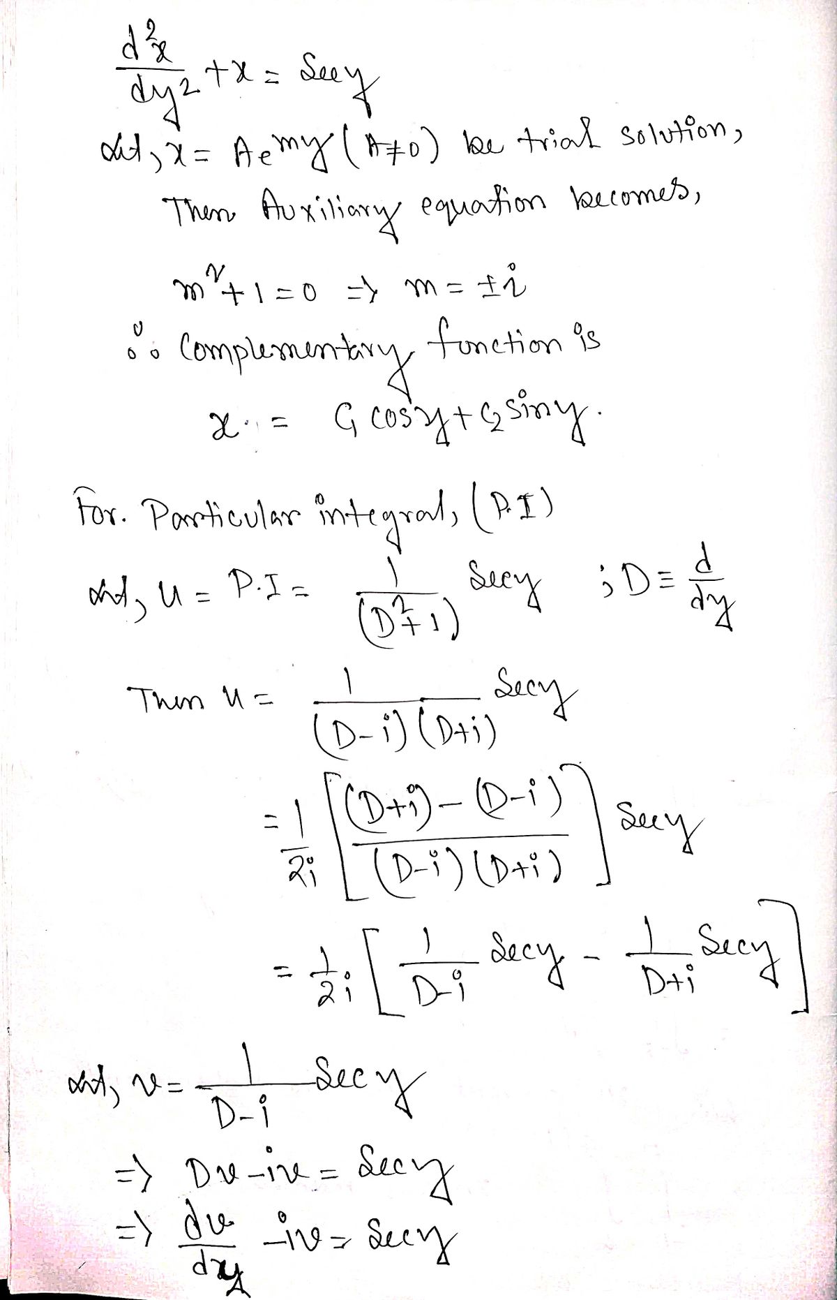 Advanced Math homework question answer, step 1, image 1